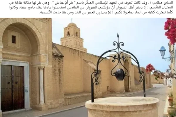 Bir Tkefa: A Historical Treasure of Kairouan - Explore the Beauty of Kairouan: Discover our Products